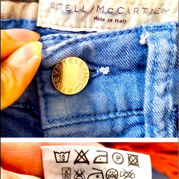 Almost NEW Stella McCartney vacation jeans 5 pocket skinnies a lightweig… - Picture 7 of 9